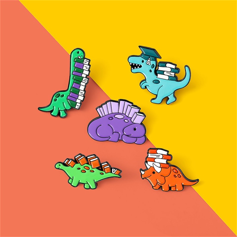 Dinosaur enamel pin