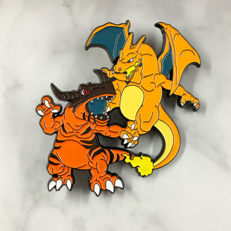 cartoon soft enamel pin